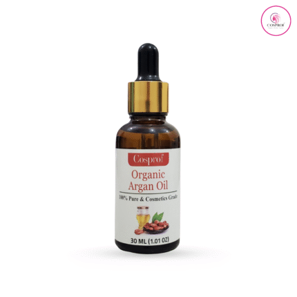Organic Argan Oil 30 ml for Hair, Face & Body (Scentless)