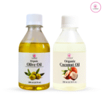 Organic Coconut Oil + Olive Oil Combo Pack Each -200 ml