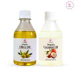 Organic Coconut Oil + Olive Oil Combo Pack Each -200 ml