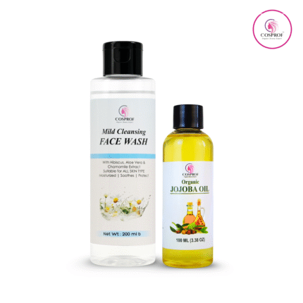 Double Cleansing Combo Face Wash & Jojoba oil