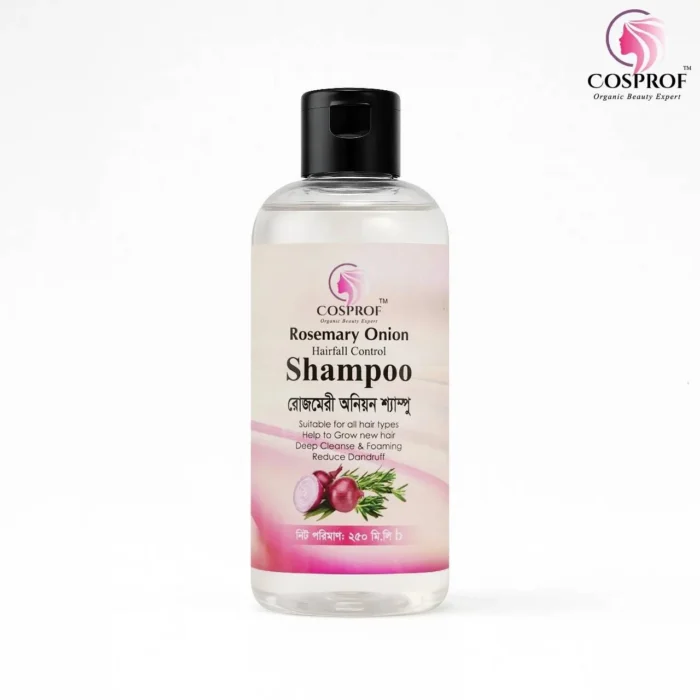 Organic Rosemary onion Shampoo 250 ml for all hair type hair fall control - Image 1