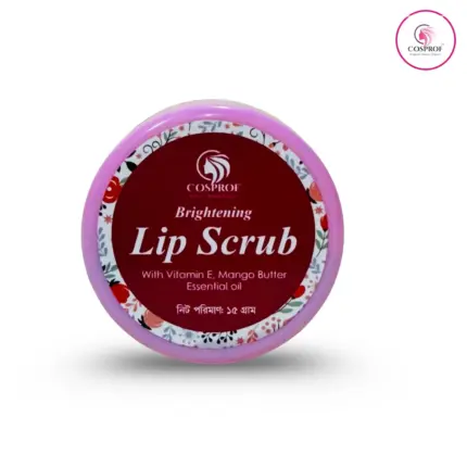 Cosprof Brightening Lip Scrub 15 gm hibiscus flower and beetroot powder