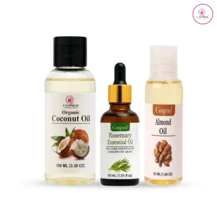 Hair Combo 3in1 Rosemary 30 ml Coconut 100 ml Almond 50 ml