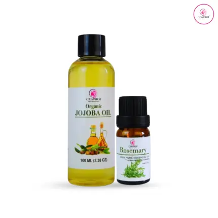 Rosemary Essential Oil 10 ml & Jojoba Oil 100 ml Combo Pack
