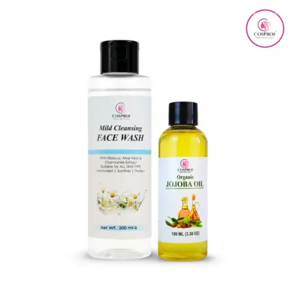Double Cleansing Combo Face Wash & Jojoba oil