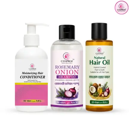 Haircare Combo Shampoo 250 ml Hair oil 200 ml Conditioner 200 ml
