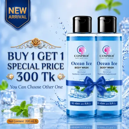 Ocean Ice Body Wash 200ml Buy 1 Get 1